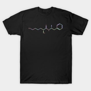 Vyvanse Kawaii Pastel Rainbow Molecule T-Shirt